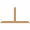 Ekena Millwork Portland Timber Gable Bracket, Western Red Cedar, 84"W x 45"H x 5 1/2"D x 5 1/2"F, 13/12 Pitch GBW084X45X0606POR00SWR - alternate 1